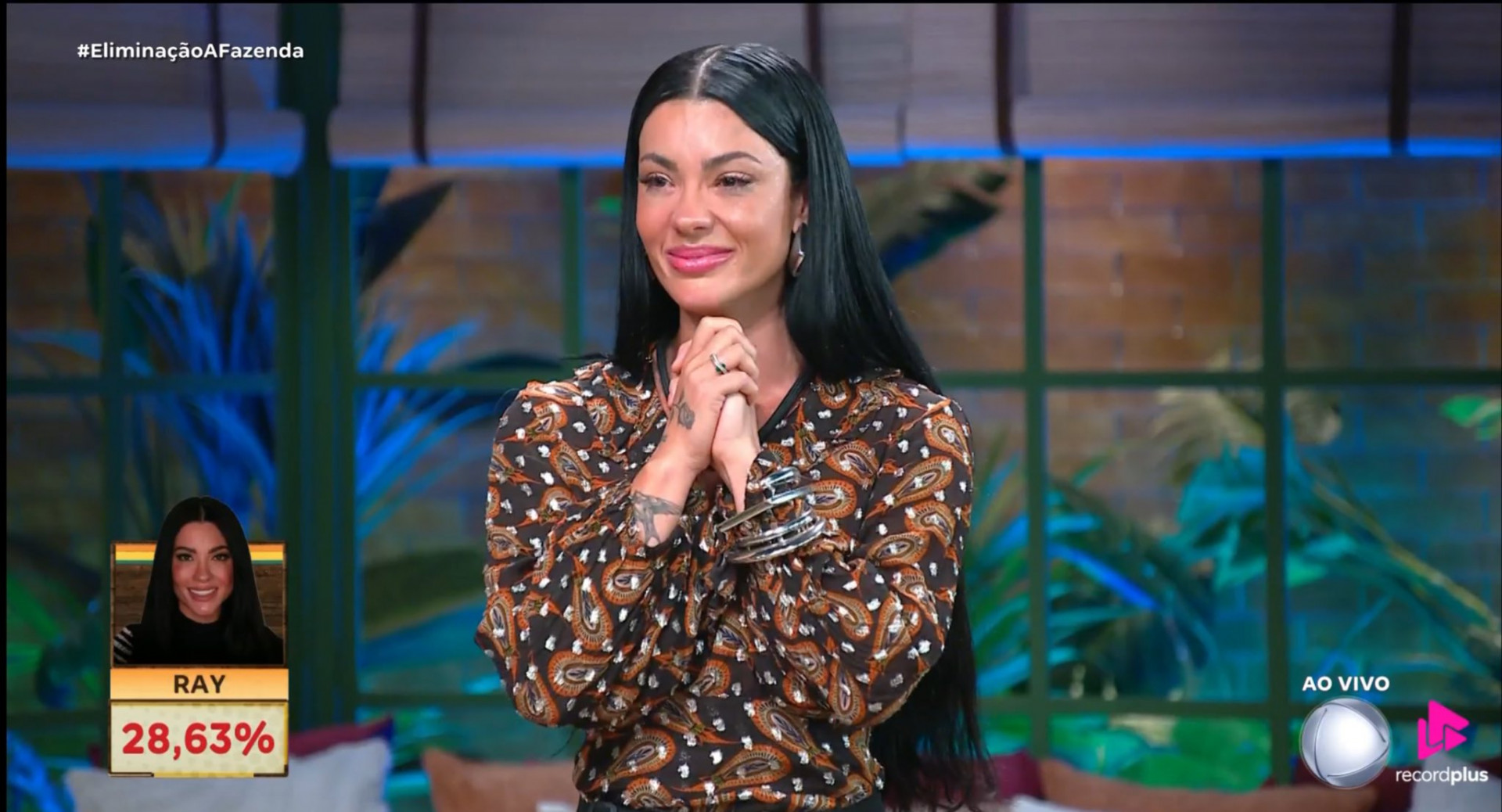 Com 28,63% dos votos, Rayane Figliuzzi é eliminada de 'A Fazenda 17', da Record - Reprodução de vídeo / X