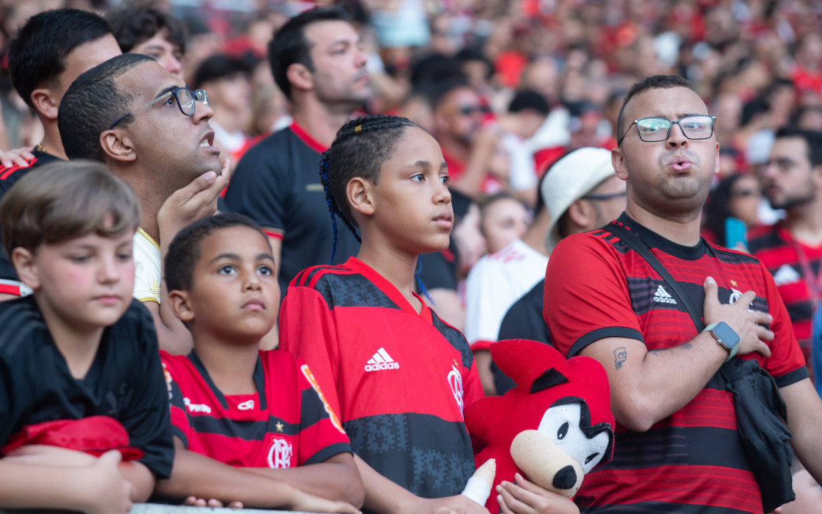 Torcedores do Flamengo no FlaFest no Maracanã, (estádio jornalista Mário Filho) Zona Norte do Rio de Janeiro,neste sábado (29). Fotos Érica Martin/ Agência O Dia