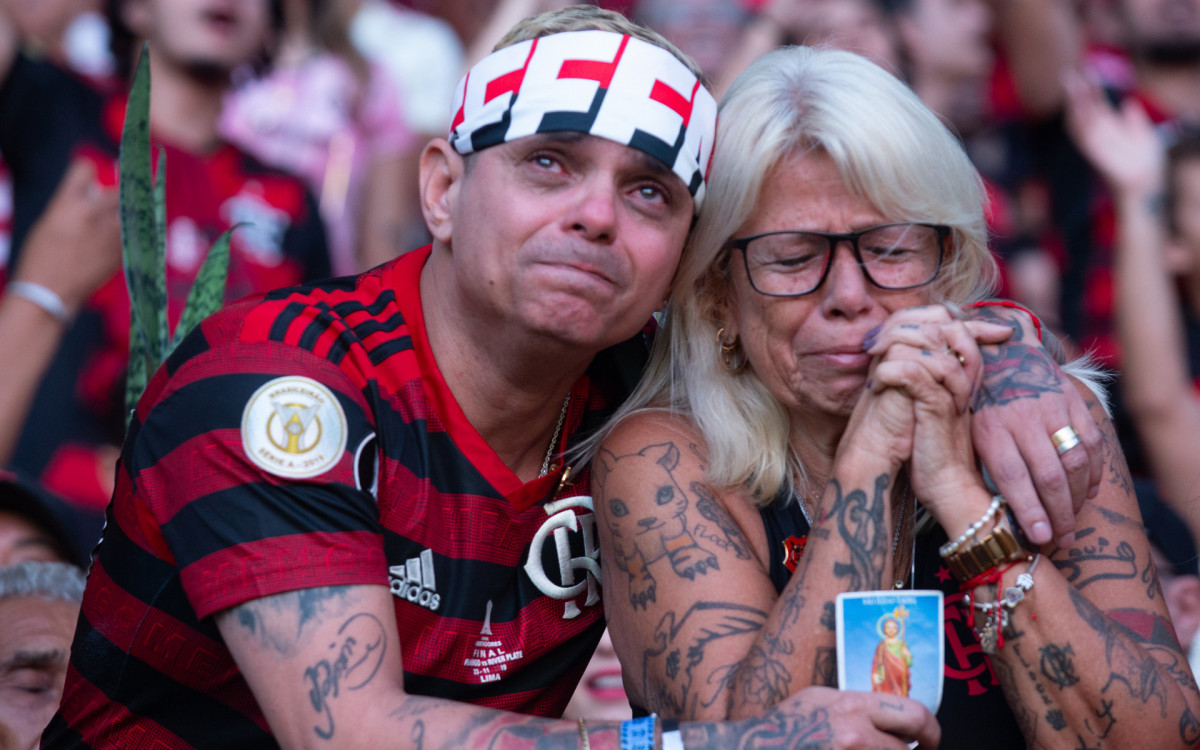 Torcedores do Flamengo no FlaFest no Maracanã, (estádio jornalista Mário Filho) Zona Norte do Rio de Janeiro,neste sábado (29). Fotos Érica Martin/ Agência O Dia