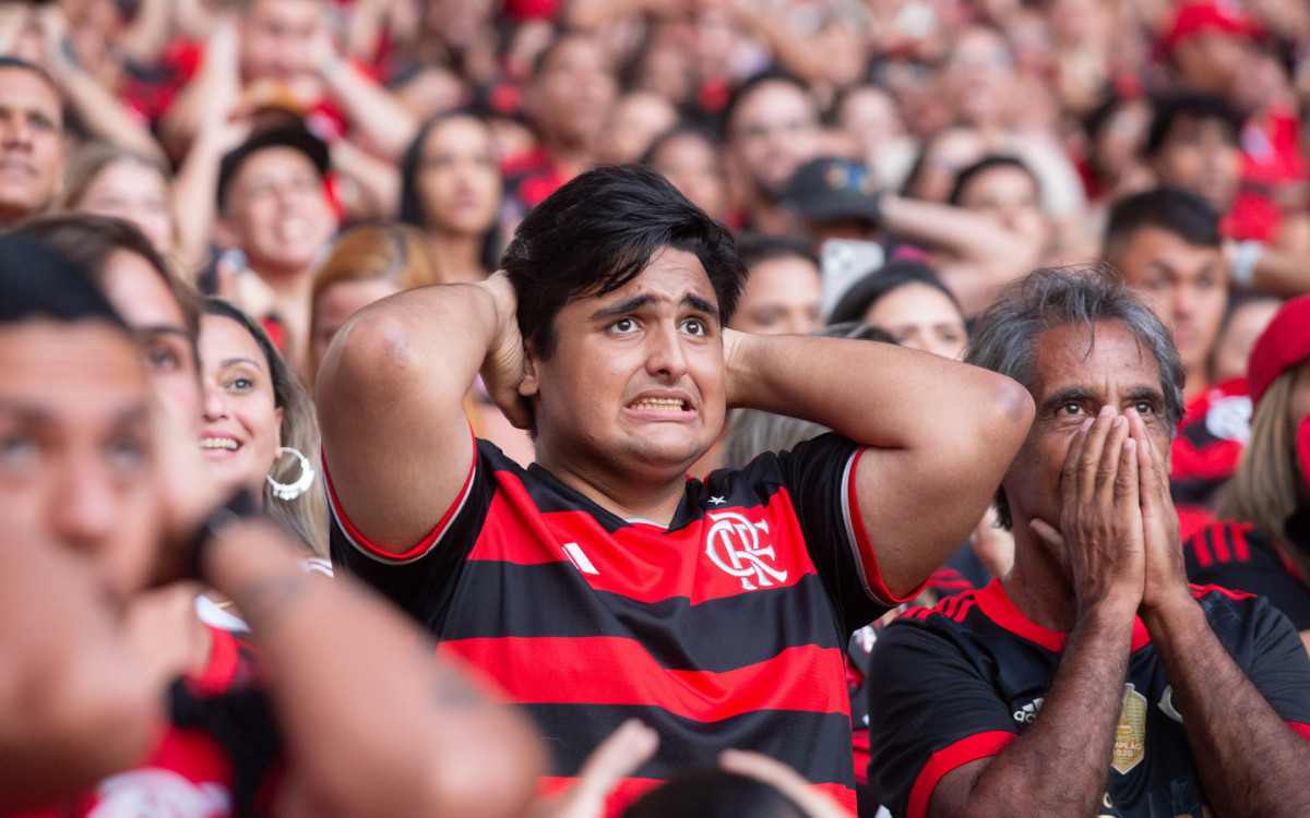 Torcedores do Flamengo no FlaFest no Maracanã, (estádio jornalista Mário Filho) Zona Norte do Rio de Janeiro,neste sábado (29). Fotos Érica Martin/ Agência O Dia