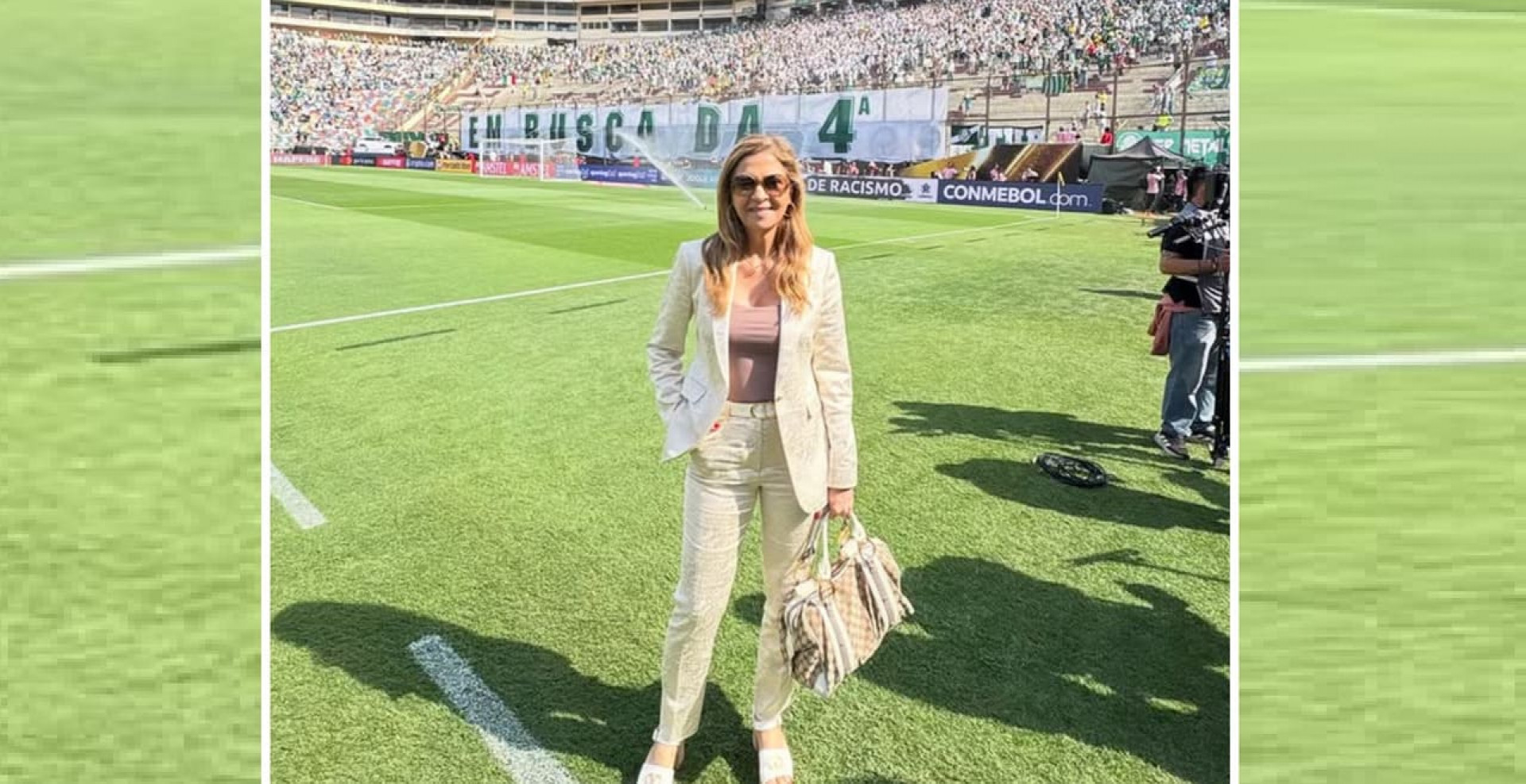 Leila Pereira e a ansiedade para buscar mais um t&iacute;tulo com o Palmeiras