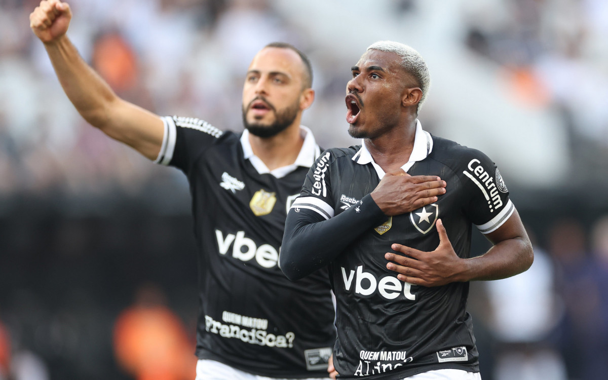 Cuiabano marcou no empate do Botafogo com o Corinthians, neste domingo (30), na Neo Química Arena, pela 36ª rodada do Brasileirão