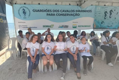 Primeira turma de Jovens Guardiões é formada pelo Projeto Cavalos-Marinhos em Iguaba Grande