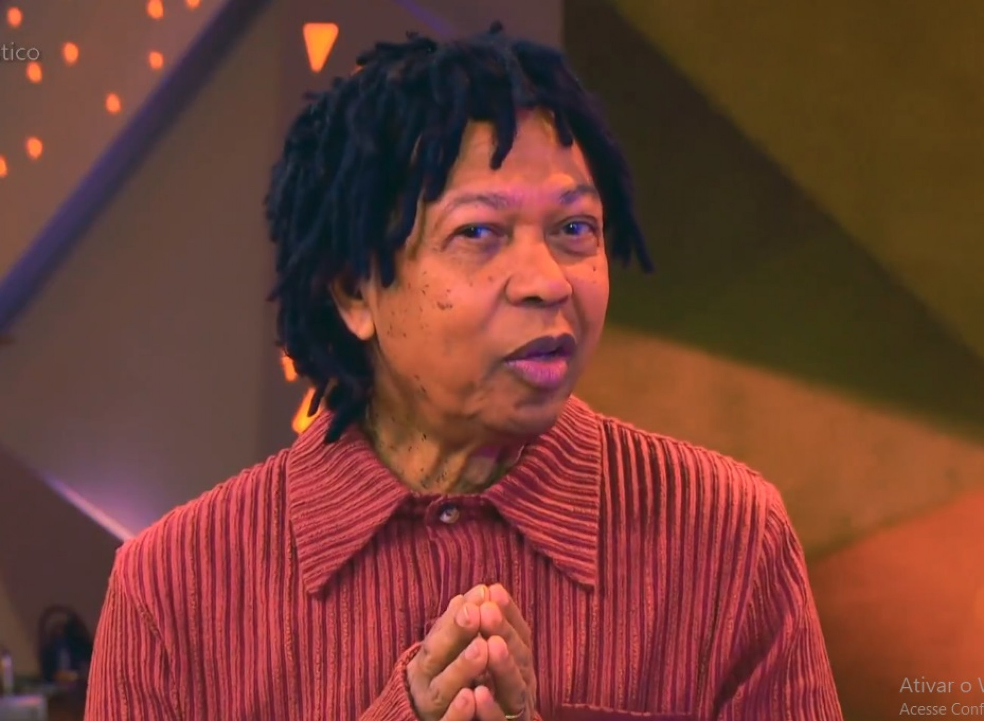 Djavan - Reprodução de vídeo / TV Globo