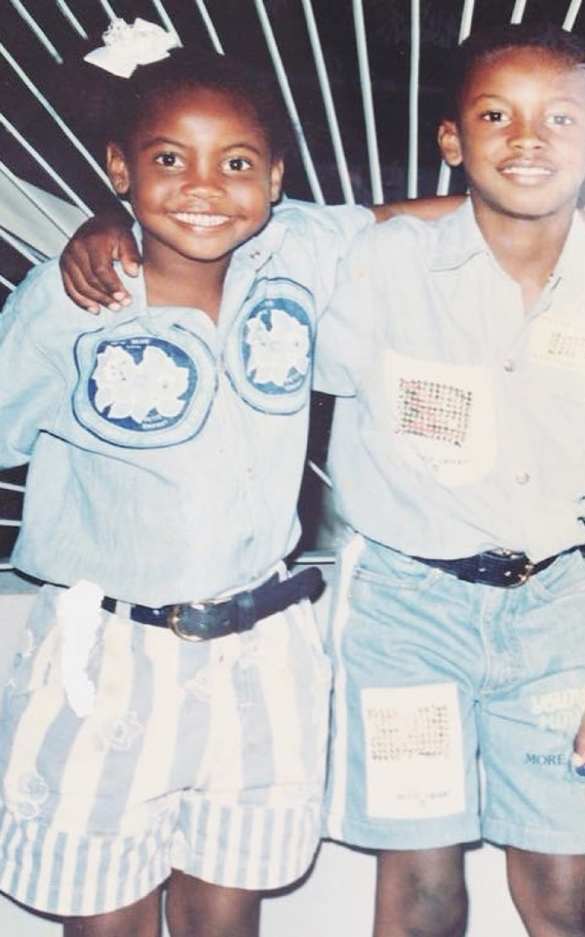 Thiaguinho e a irmã, Ellen - Reprodução/Instagram