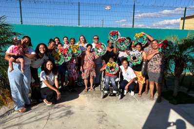 Assistência Social realiza oficinas de Natal nos bairros em Três Rios
