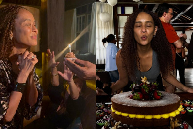 Taís Araujo revela bastidores da comemoração de aniversário