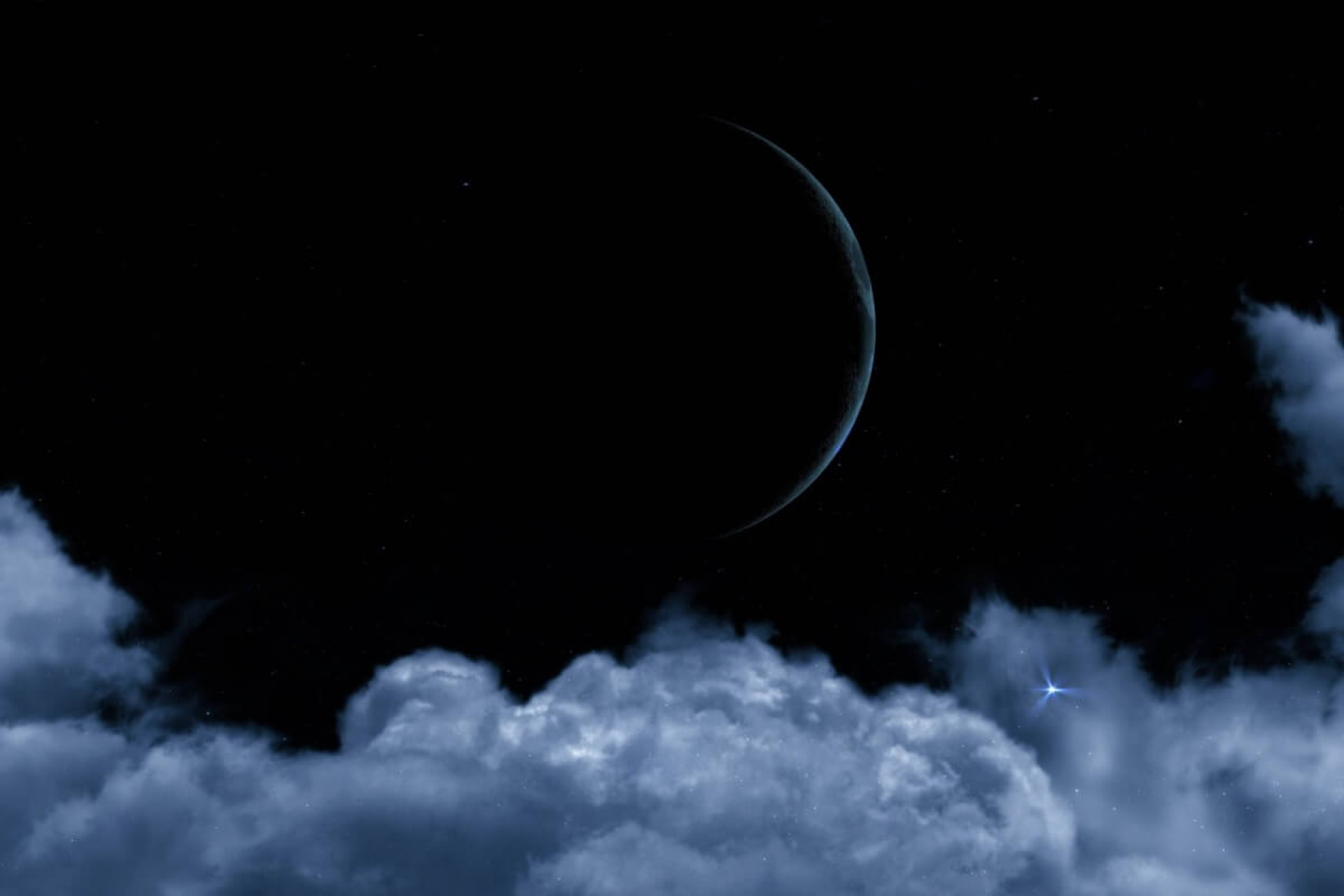 A Lua encontra-se em sua fase nova (Imagem: SN VFX | Shutterstock)