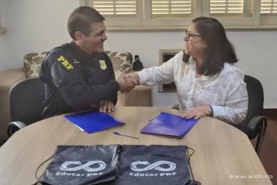 Projeto é lançado em parceria entre a PRF e a Secretaria de Educação de Paraíba do Sul
