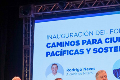 Prefeito Rodrigo Neves participa da abertura do Fórum Internacional de Segurança Pública