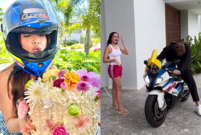 Juliette ganha moto avaliada em R$ 140 mil do noivo