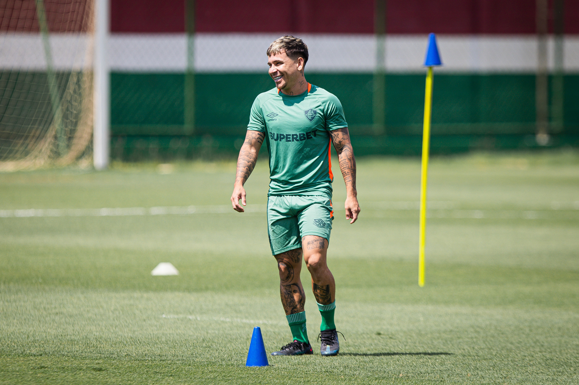Soteldo em treino pelo Fluminense - Marina Garcia / Fluminense