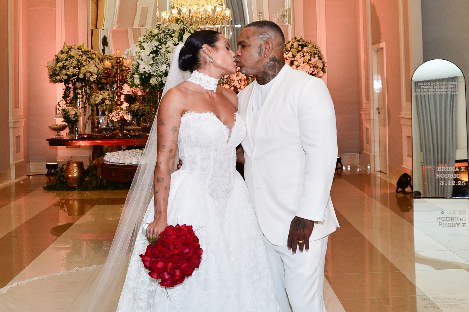 Rodriguinho e Bruna Amaral se casam em São Paulo - Eduardo Martins / Brazil News