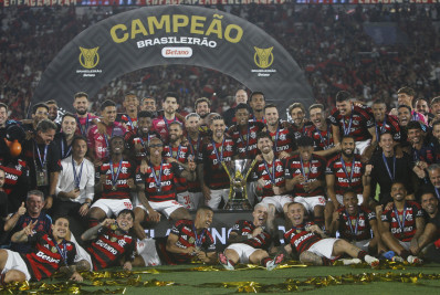 Vídeo! Veja o momento da comemoração do título brasileiro do Flamengo