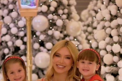 Virginia mostra decoração de Natal luxuosa em mansão 