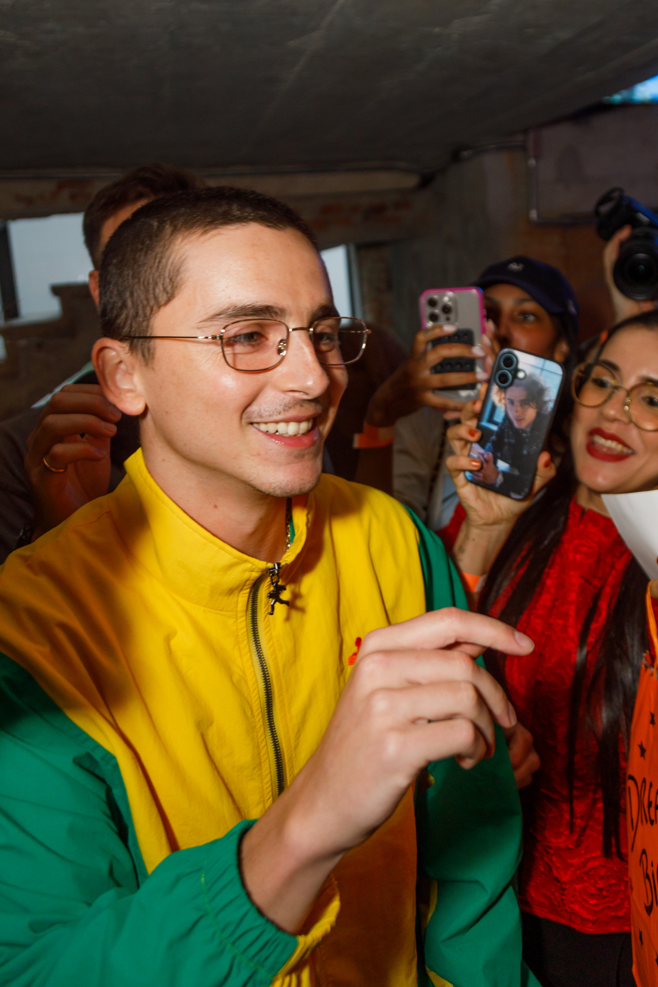 Timothée Chalamet na CCXP25, em São Paulo - Reprodução/Patrícia Devoraes/Brazil News