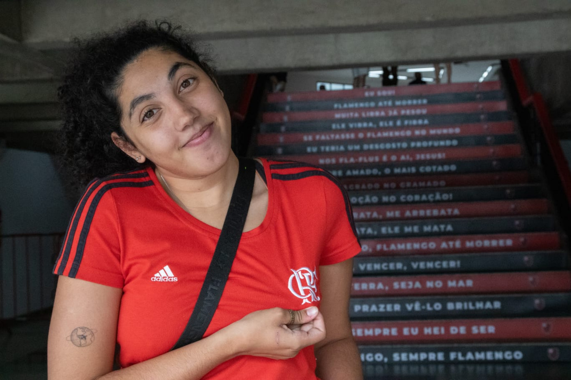 Julia Rosenthal, de 23 anos, celebrou título no Flamengo - Érica Martin / Agência O Dia