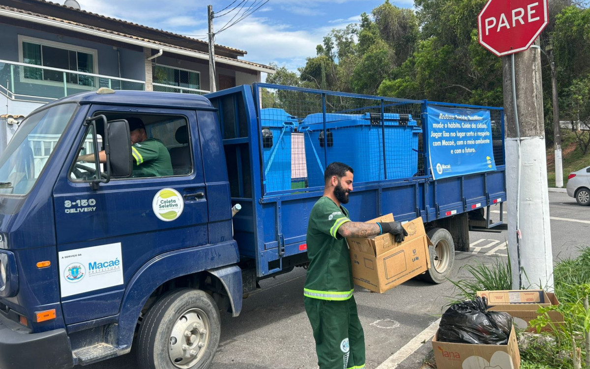 Coleta Seletiva vem ampliando em Macaé e chega a mais bairros com boa adesão da população