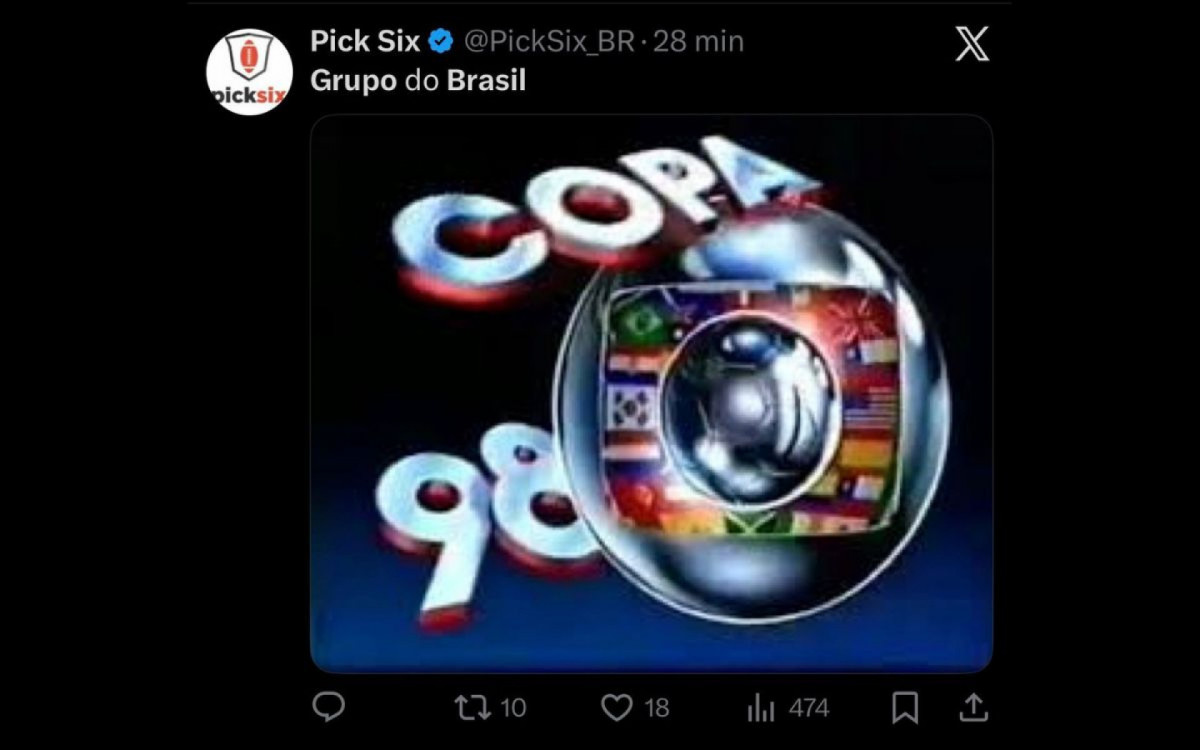 Definição da chave do Brasil na Copa do Mundo de 2026 agitou a Web