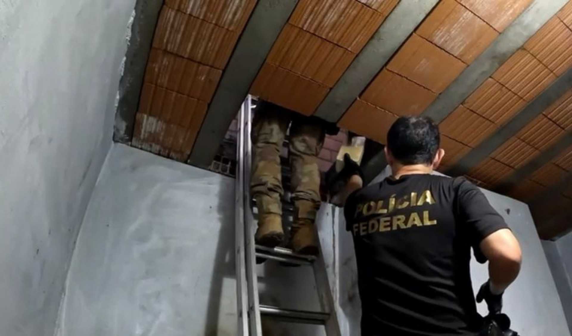 Galpão de empresa de fachada é alvo da operação - Divulgação / PF 