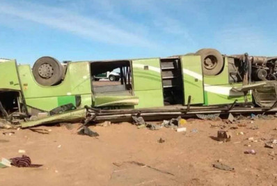 Acidente de ônibus na Argélia deixa 14 mortos e 34 feridos