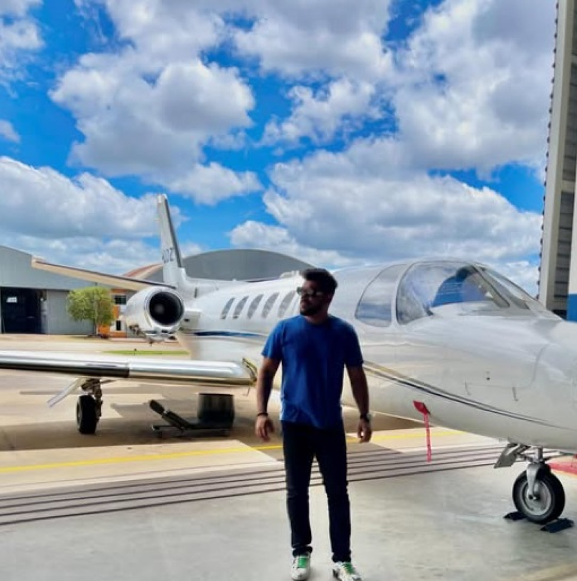 Marcos Vinícius era fundador e CEO de uma empresa de administração, compra e venda de aeronaves 