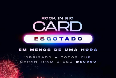 Rock in Rio Card esgota vendas em menos de uma hora