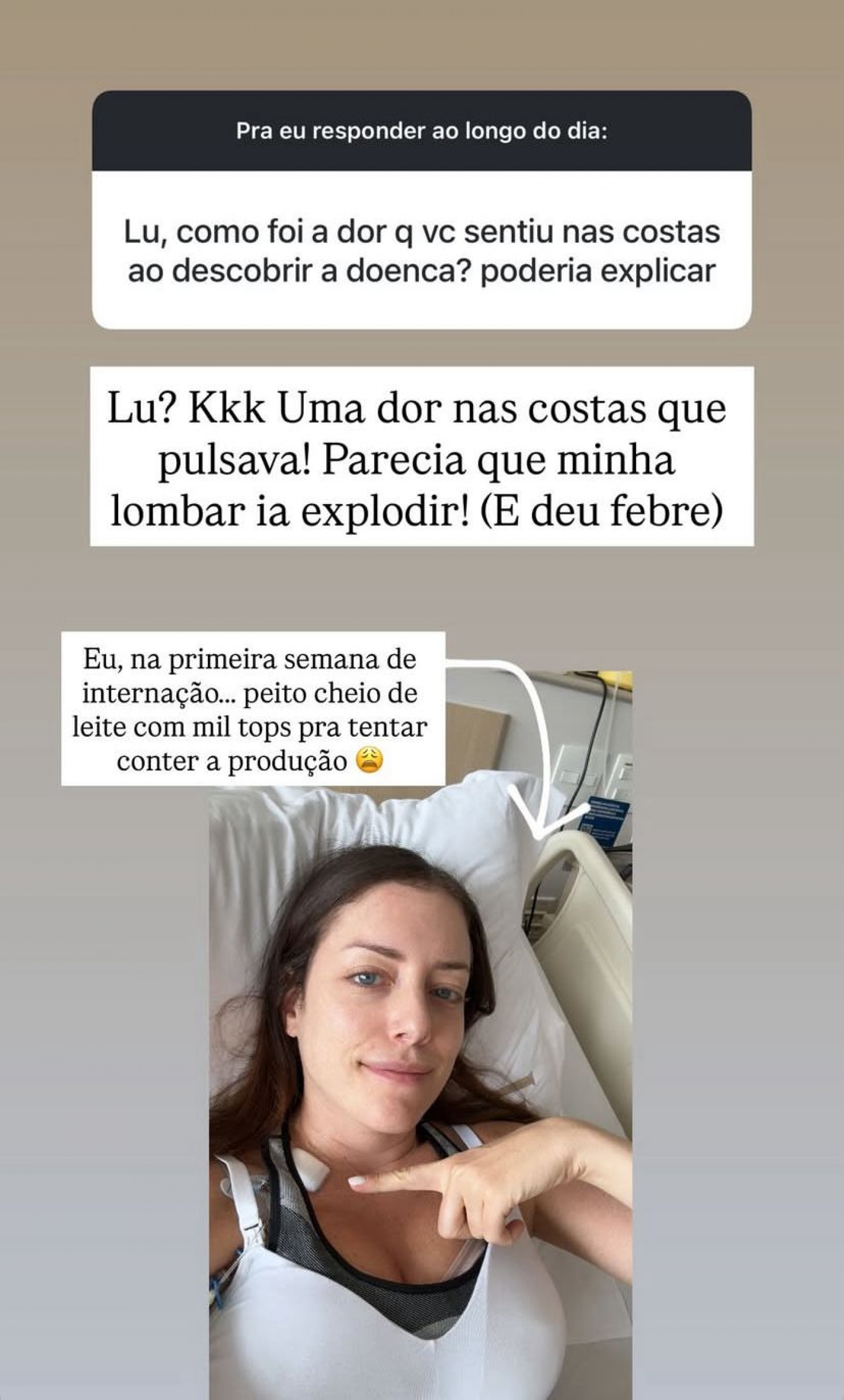Fabiana Justus detalha seus sintomas antes de ser diagnosticada - Reprodução/Instagram