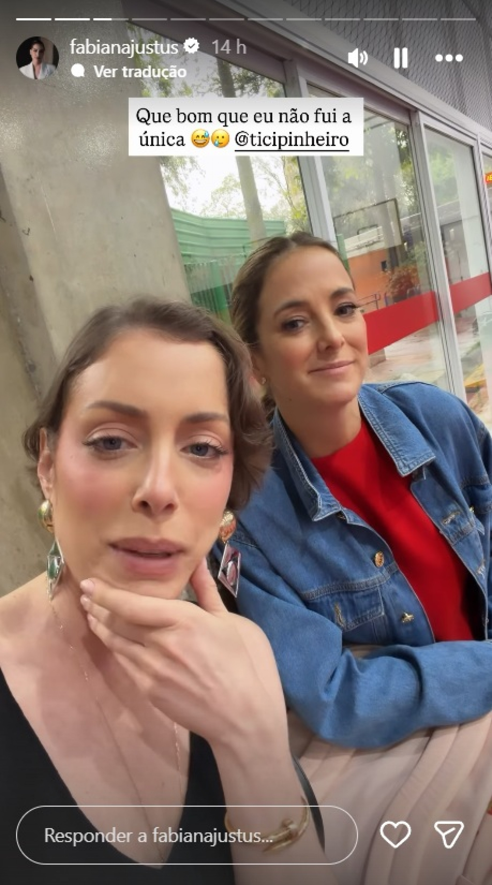 Fabiana Justus e TIciane Pinheiro - Reprodução / Instagram