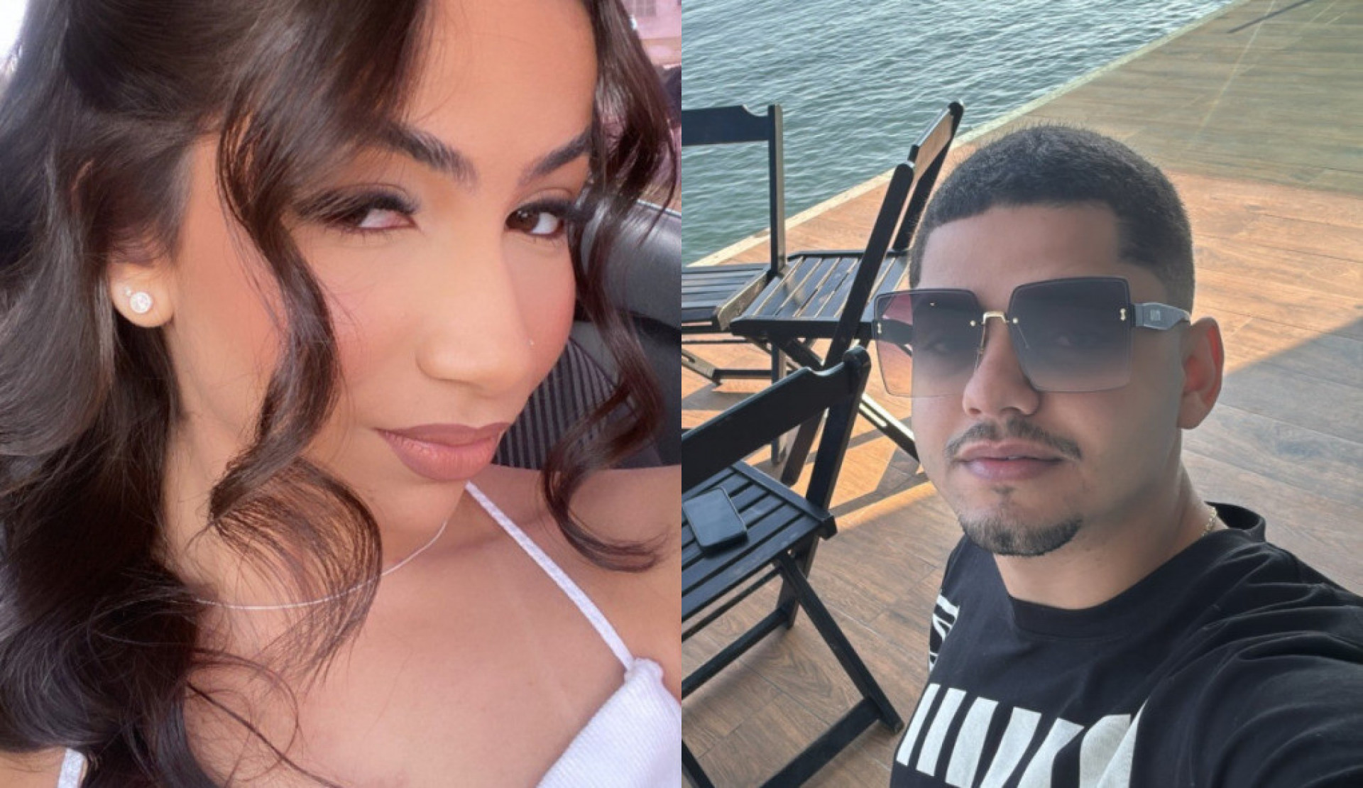  O casal Yuri Garcez, 23 anos, e de Letícia Noronha, 19, foram mortos a tiros