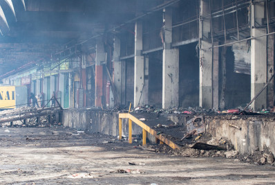 Defesa Civil diz que liberação de pavilhão no Ceasa depende da conclusão dos reparos