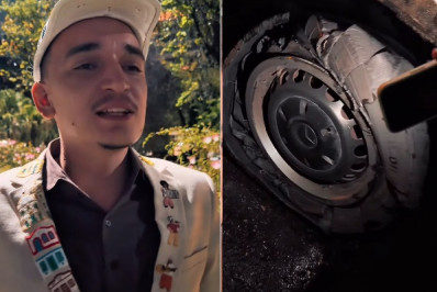 Vídeo! João Gomes enfrenta perrengue depois de premiação: 'Pneu furou'