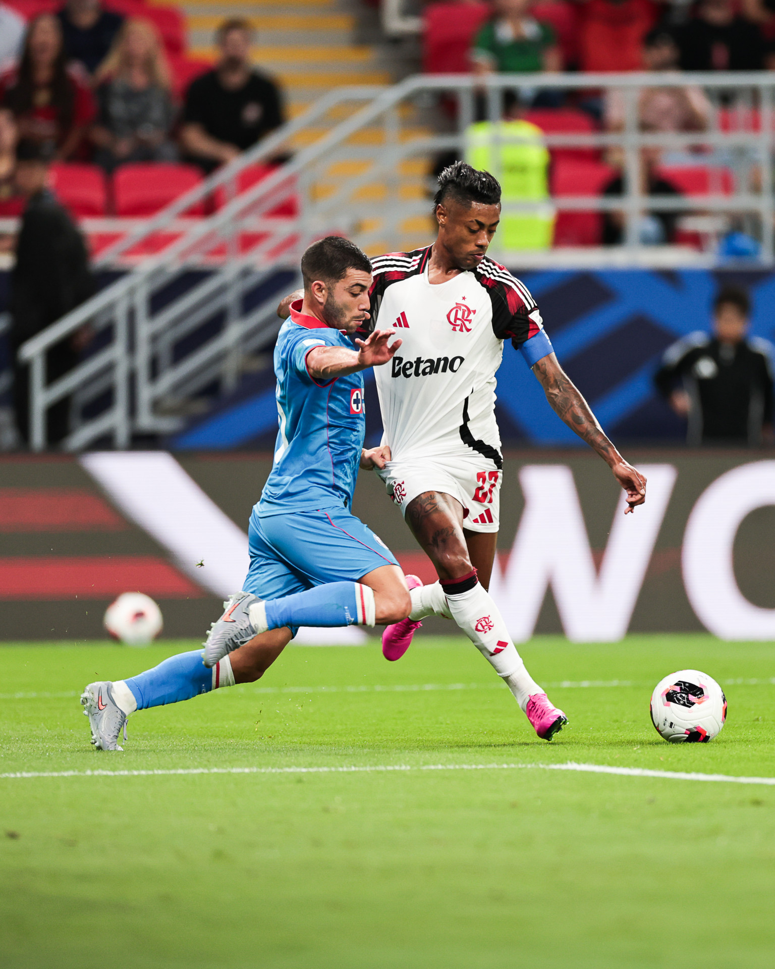 Flamengo enfrentou o Cruz Azul no Catar - Gilvan