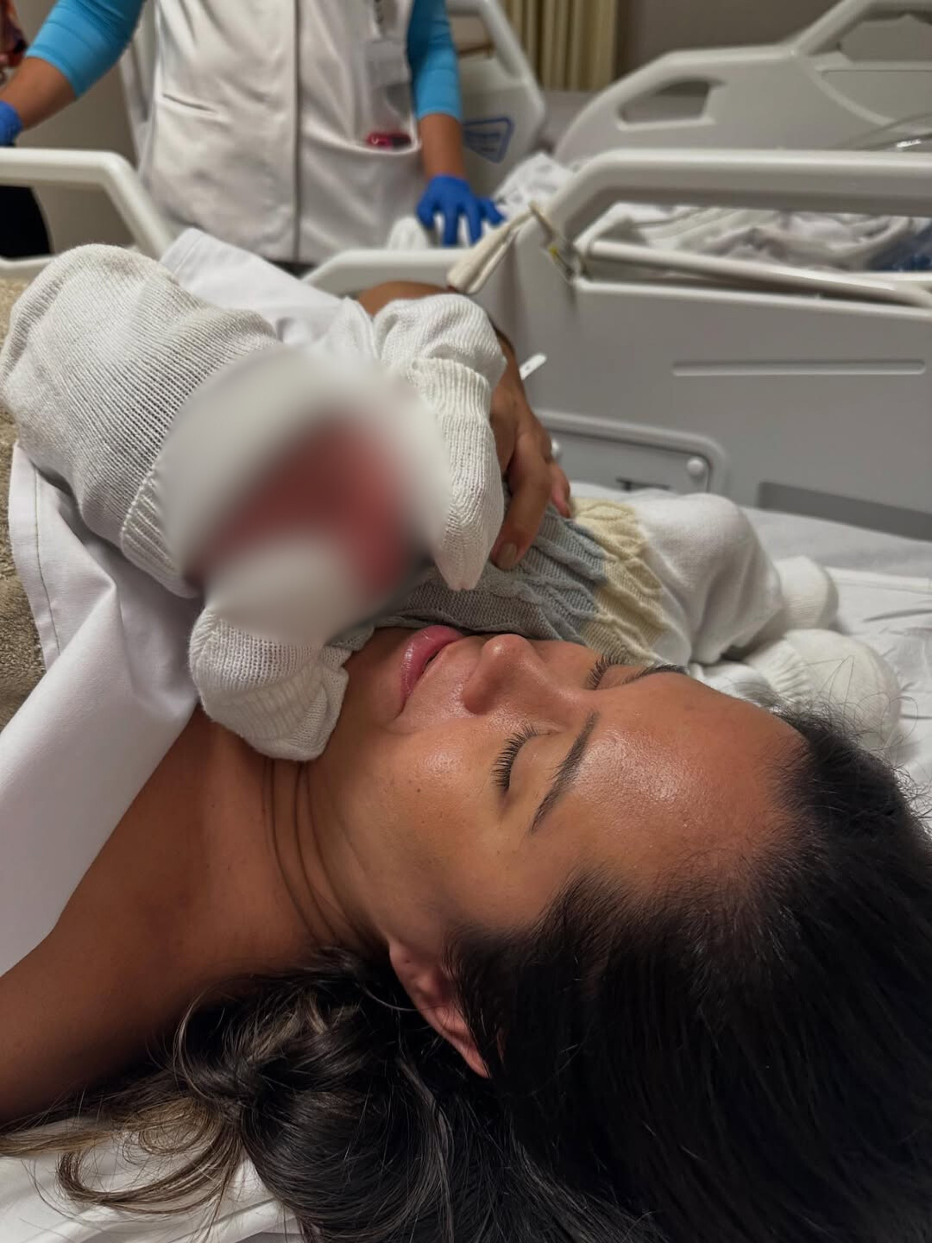 Gizelle deu à luz um menino dois meses antes de ser baleada - Reprodução / Redes Sociais