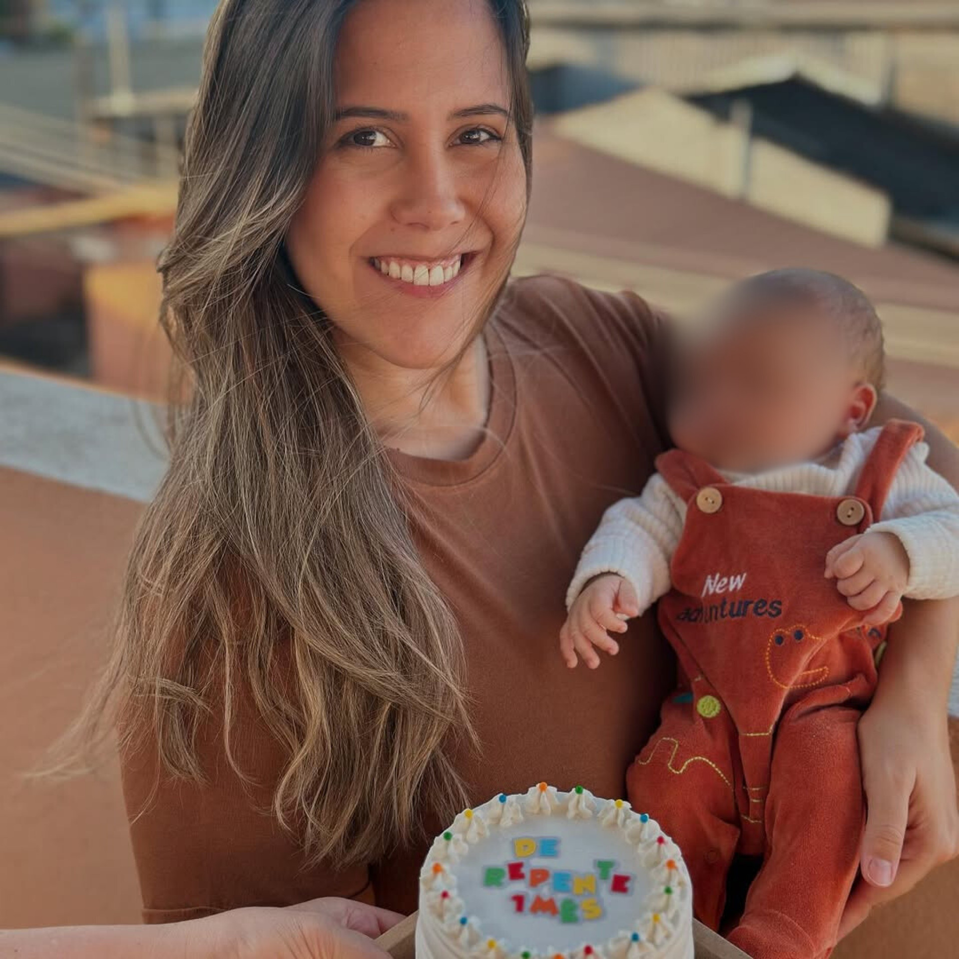Gizelle deu à luz um menino dois meses antes de ser baleada - Reprodução / Redes Sociais