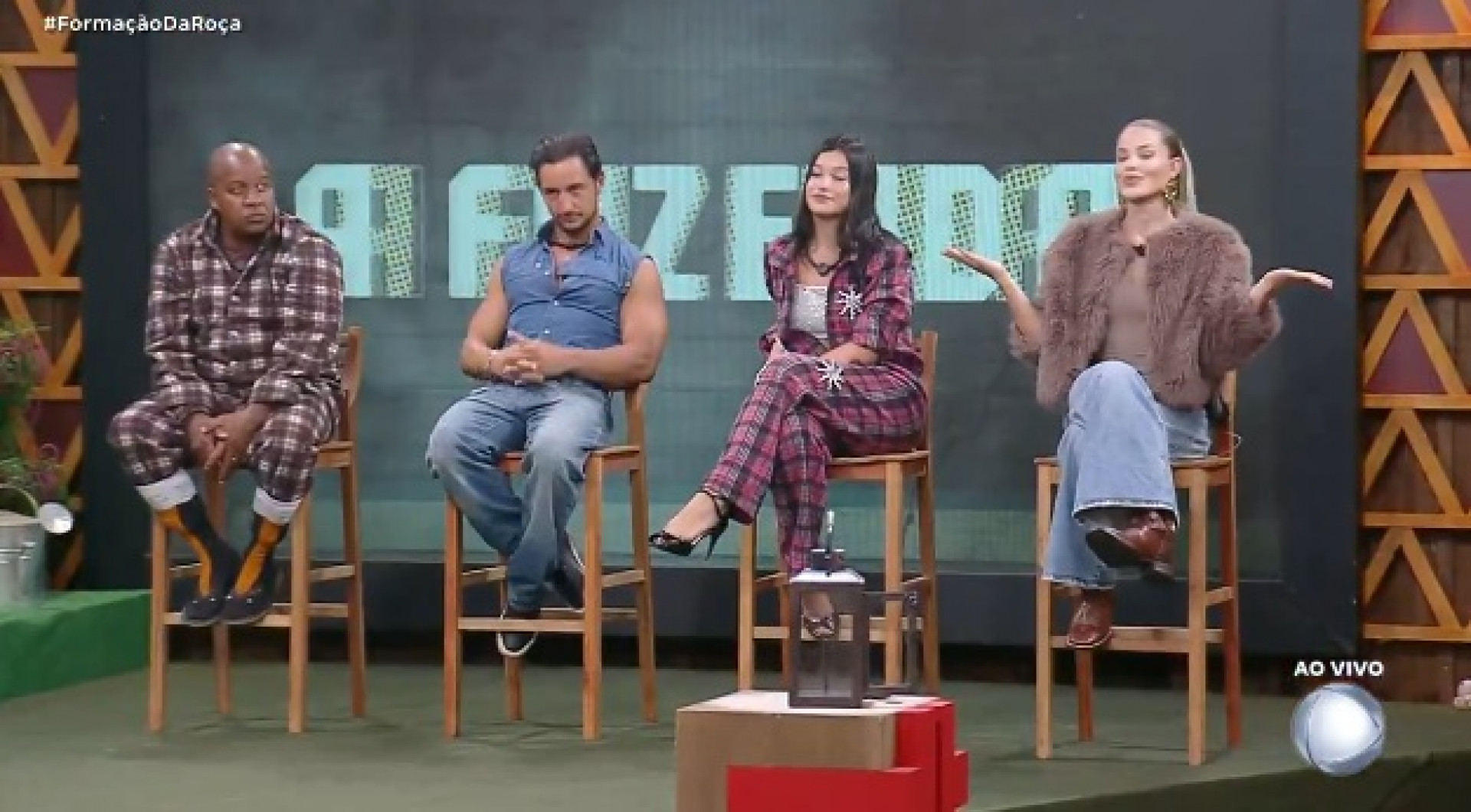 Formação da Roça, na qual Mesquita está fora da prova do fazendeiro desta quarta-feira (10) - Reprodução / X