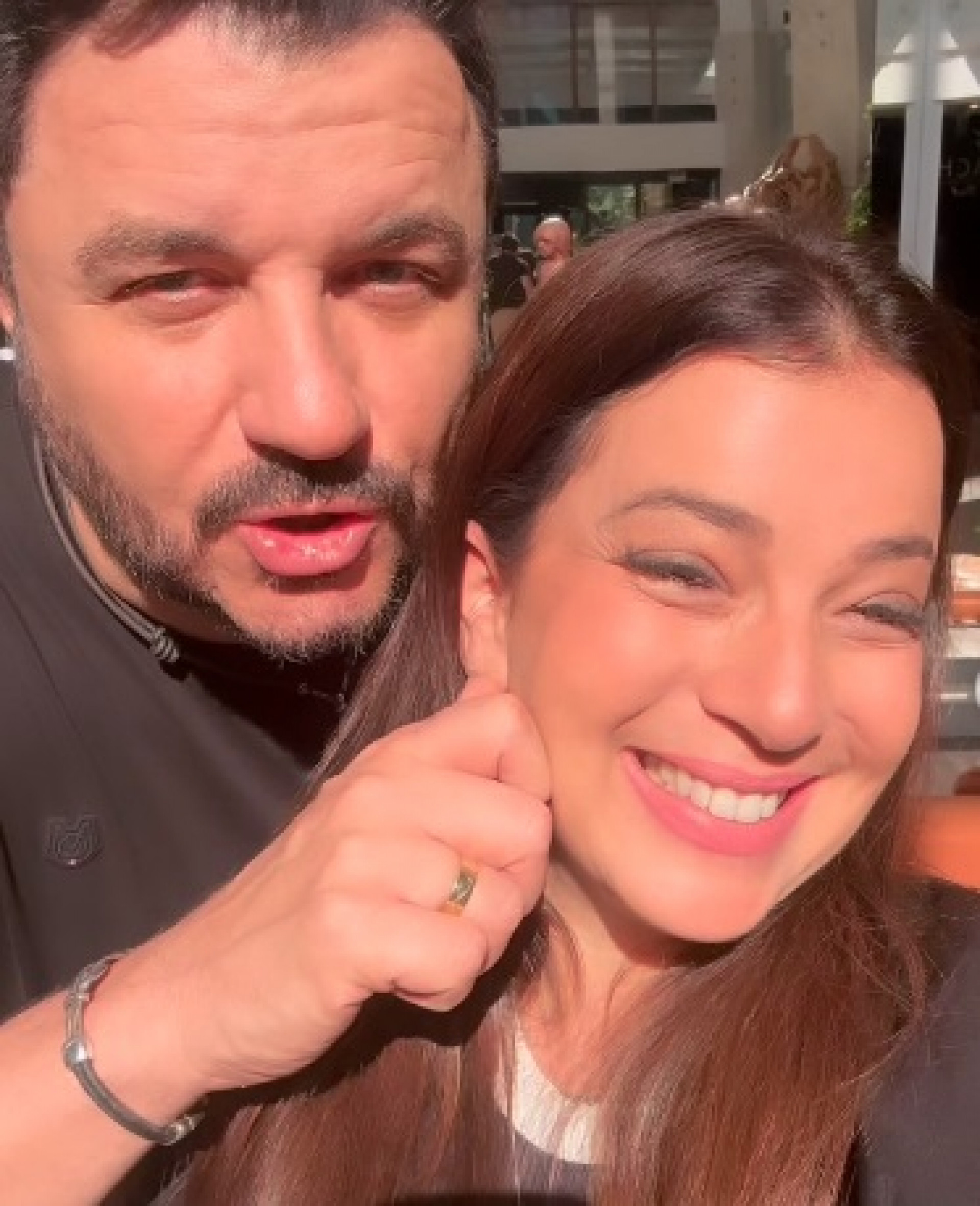 Maurício Manieri e  Iza Stein - Reprodução do Instagram