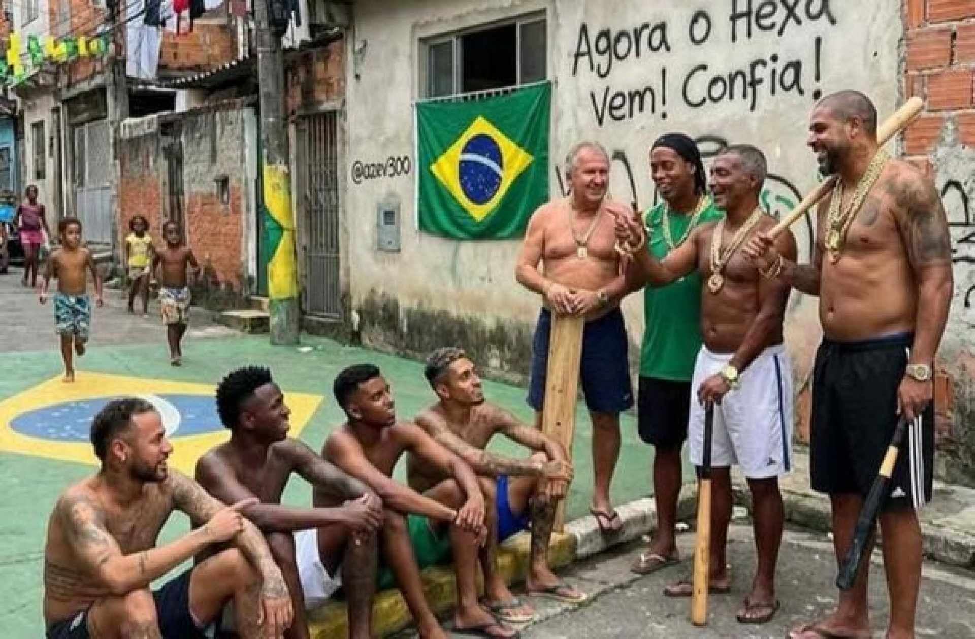 Romário brinca com &#8220;ameaça&#8221; de lendas do futebol pelo hexacampeonato da Seleção