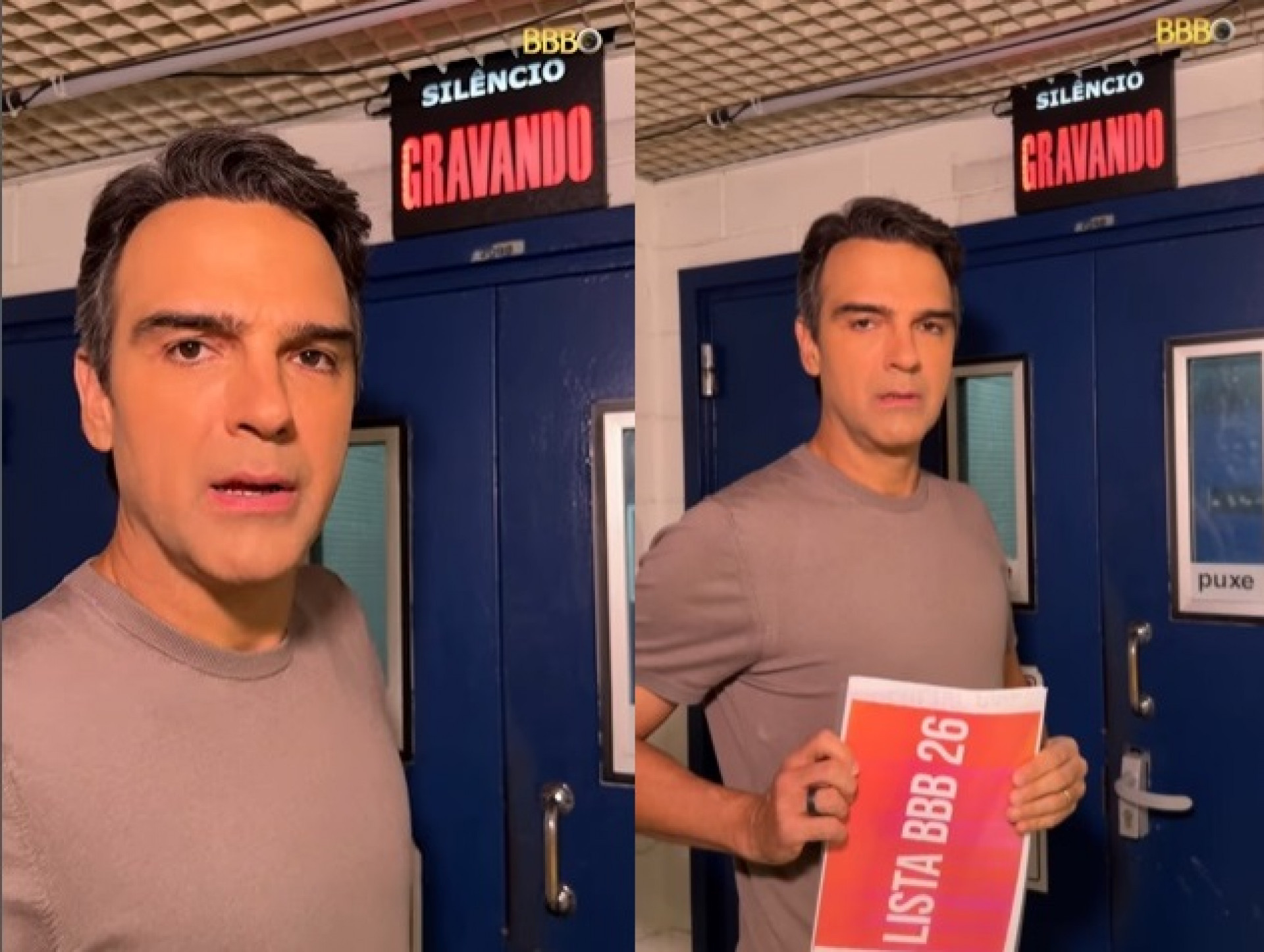 Tadeu Schmidt brinca com 'lista' de participantes do 'BBB 26' - Reprodução/Instagram