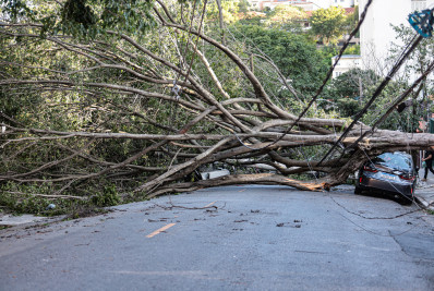 Brasil tem recorde de ventos acima de 80 km/h em mais de 20 anos, aponta Inmet