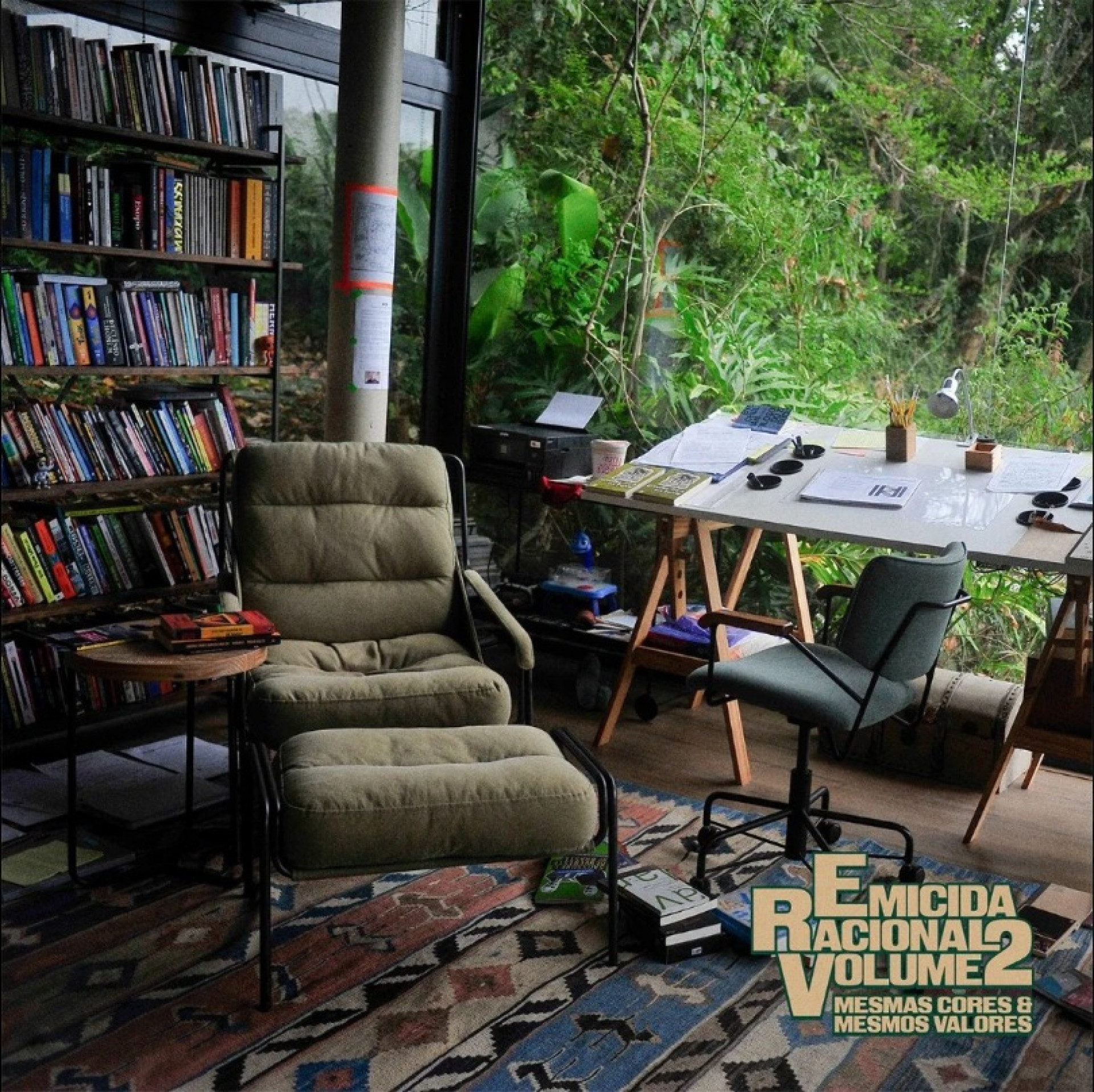 Capa do novo álbum do rapper Emicida  - Reprodução / X