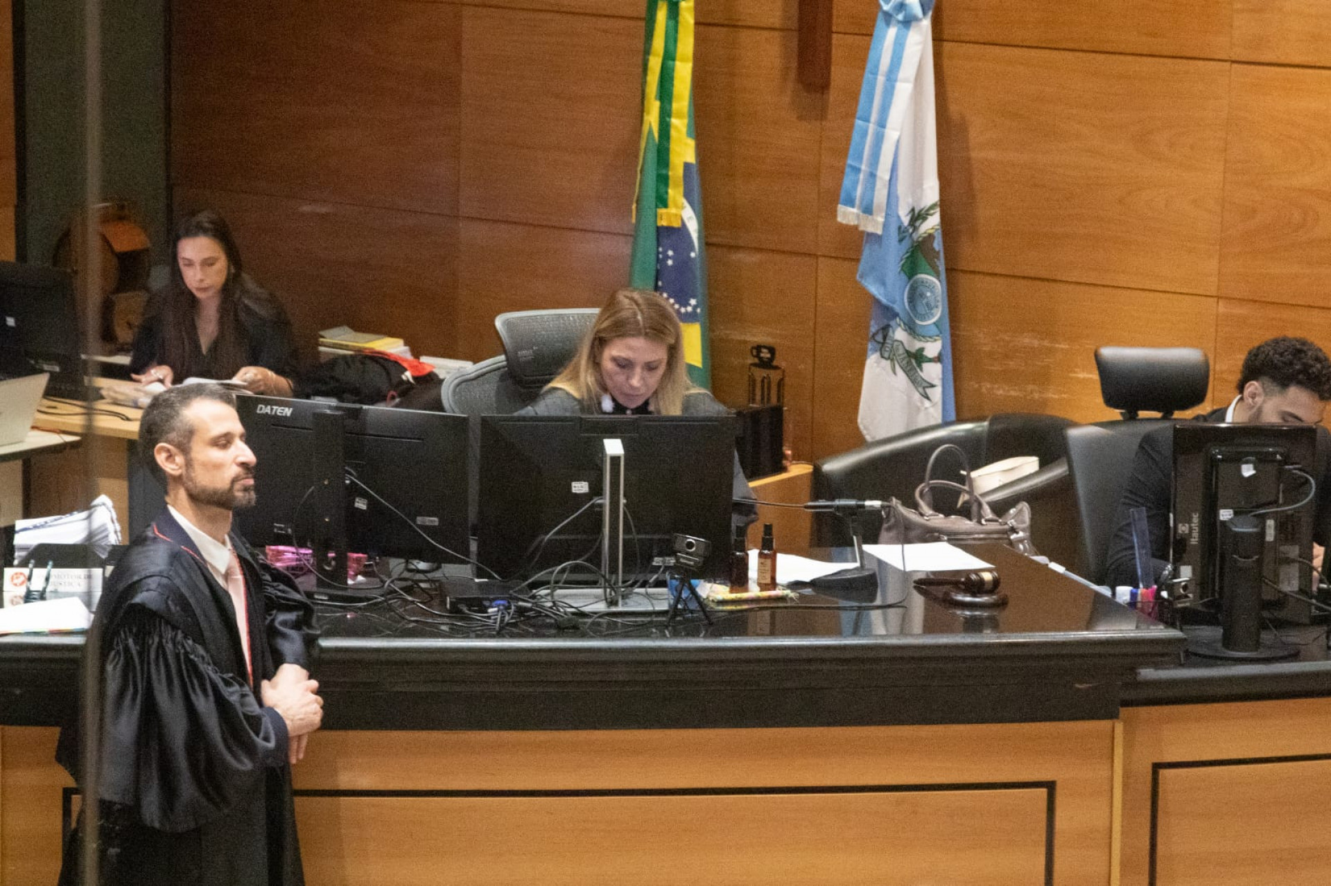 Júri popular de oficial da Marinha foi realizado nesta quarta-feira (10) - Érica Martin / Agência O Dia