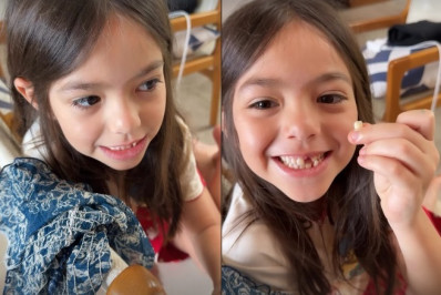 Filha de Sabrina Sato perde dente de leite: 'Banguelinha'