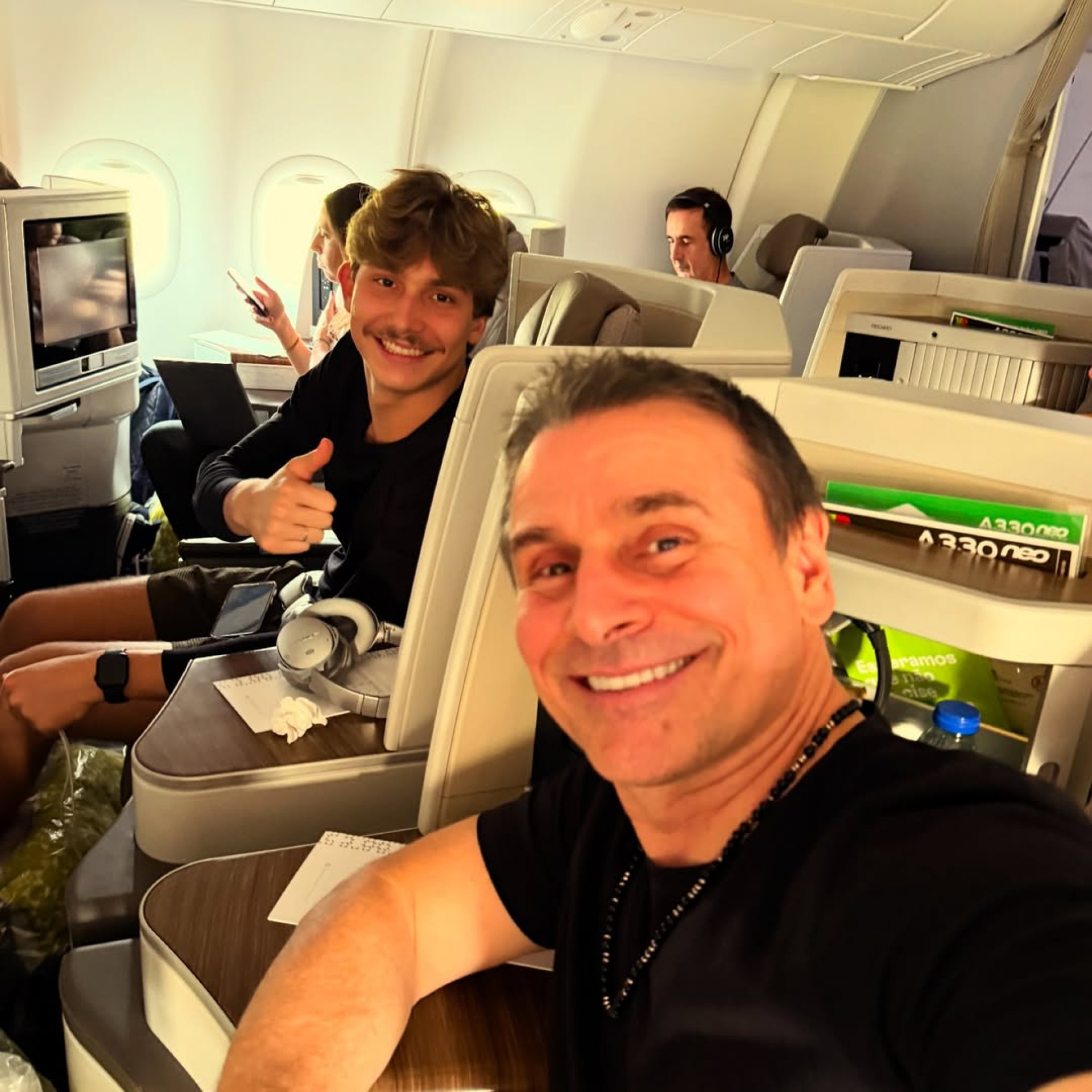 Murilo Rosa e o filho Lucas - Reprodução / Instagram