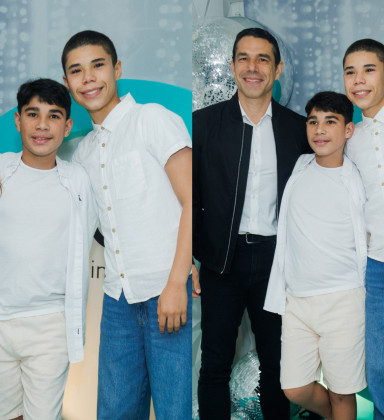 Wanessa encontra o ex, Marcus, e Isis Valverde em formatura do filho