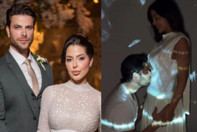 Casal ex-BBB, Laís Caldas e Gustavo Marsengo anunciam gravidez