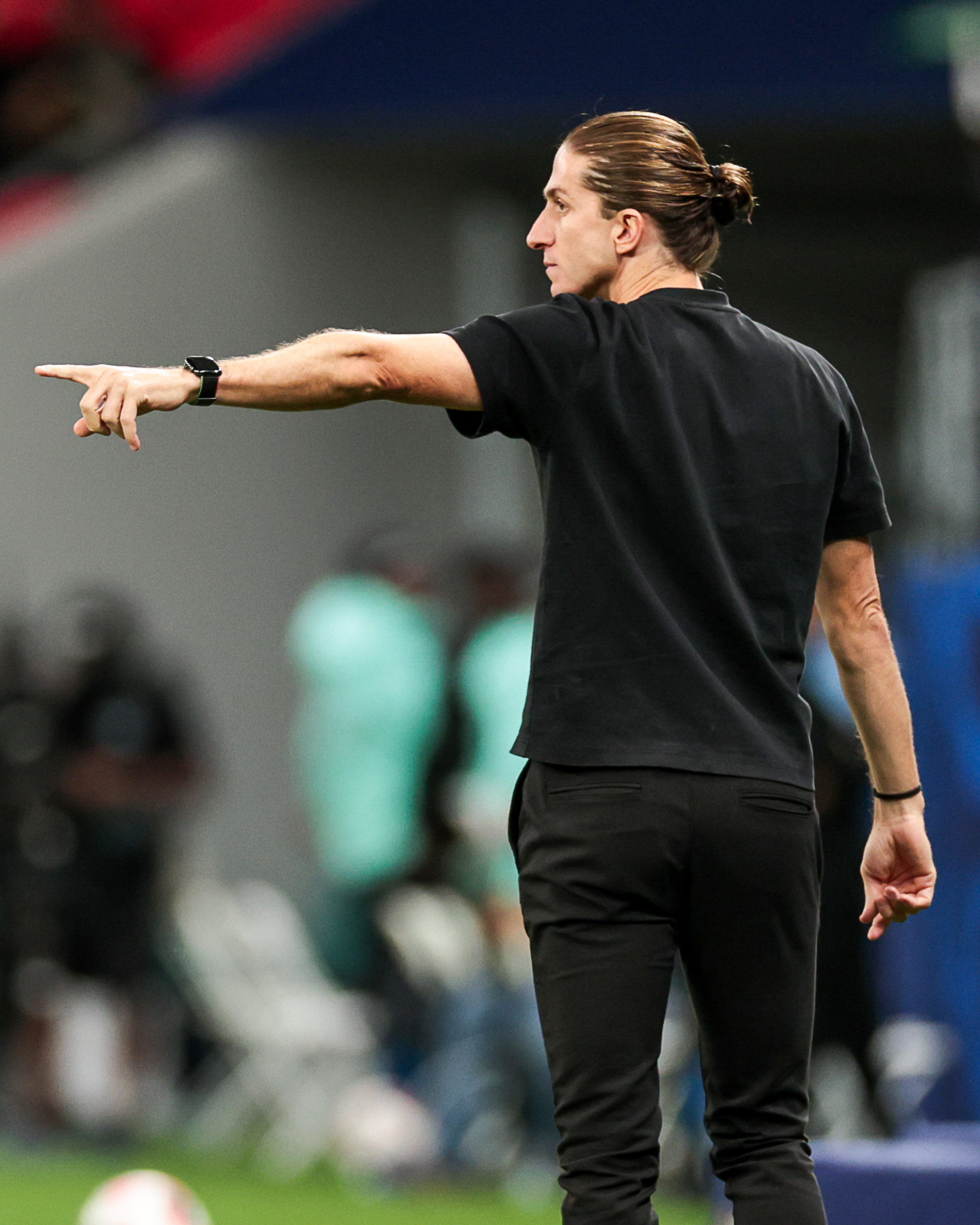Filipe Lu&iacute;s em jogo do Flamengo