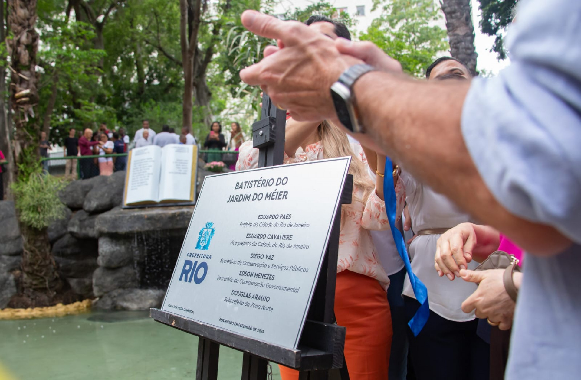 Prefeitura do Rio inaugura primeiro batistério público no Méier - Érica Martin/Agência O DIA
