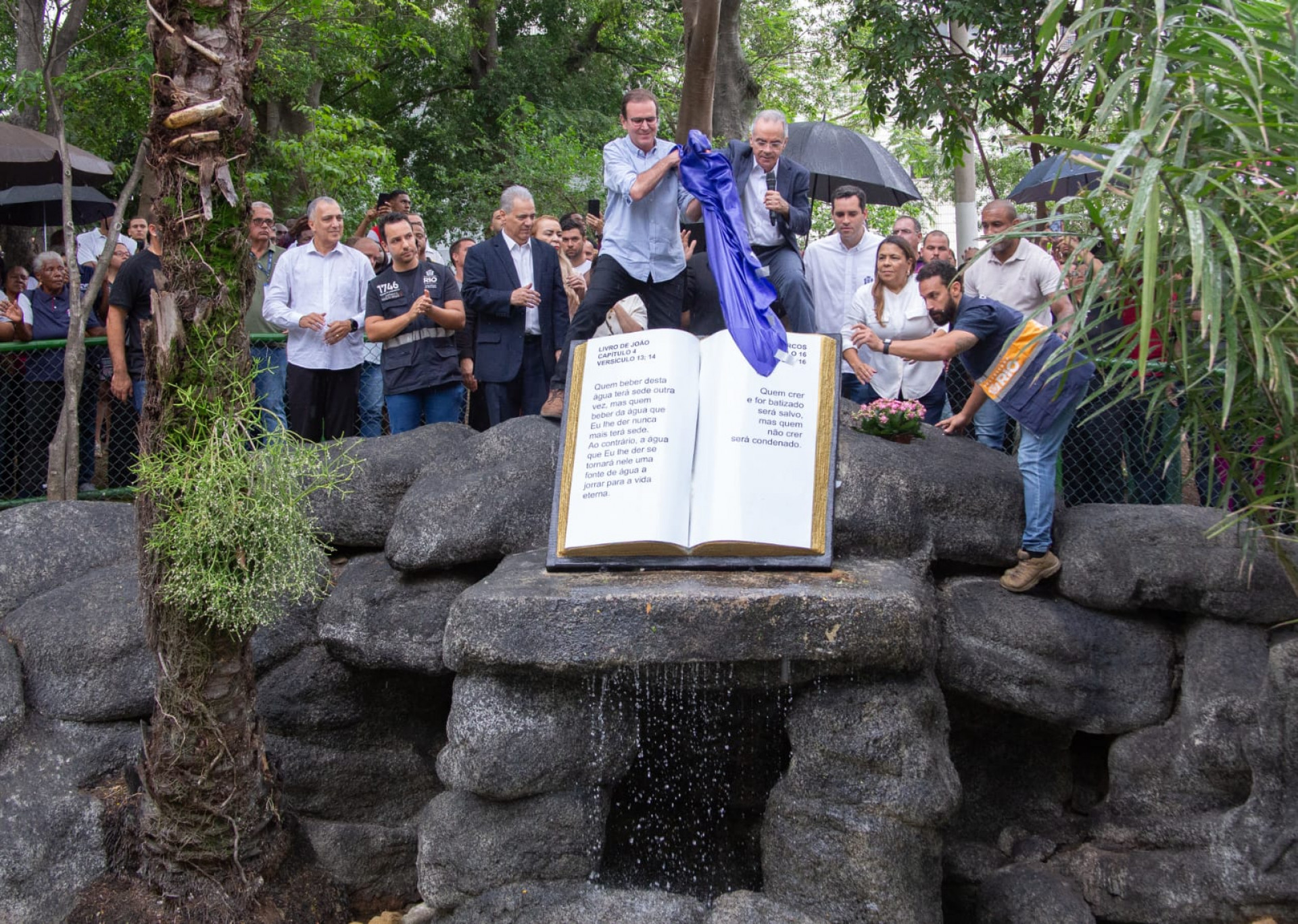 Prefeitura do Rio inaugura primeiro batistério público no Méier - Érica Martin/Agência O DIA