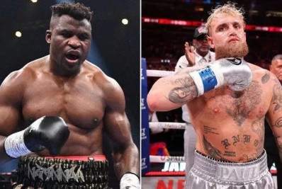 Ngannou cita chance de enfrentar Jake Paul no Boxe, mas diz: 'Antes precisa sobreviver ao Joshua'